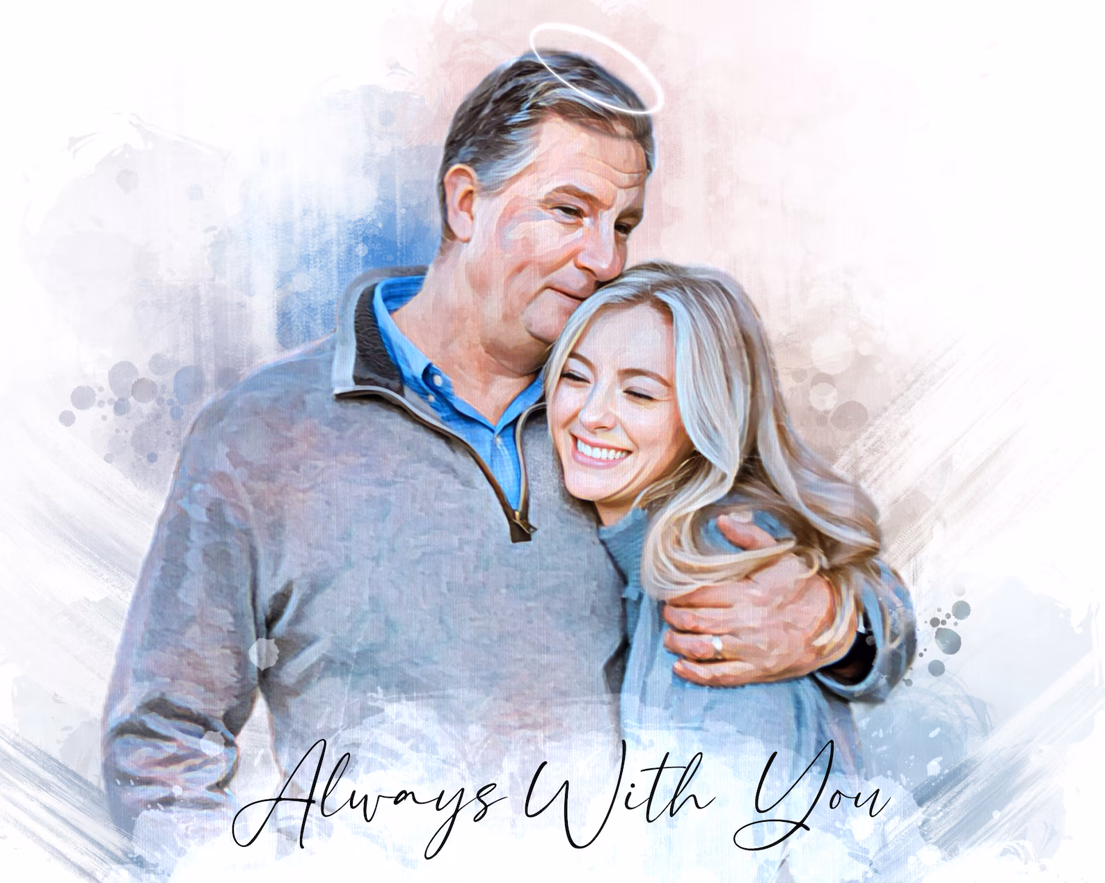 Soft color portrait example